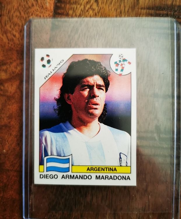 Autocollant Panini Maradona N.241 - Saison 1990/91 - Napoli - Neuf Avec Velina