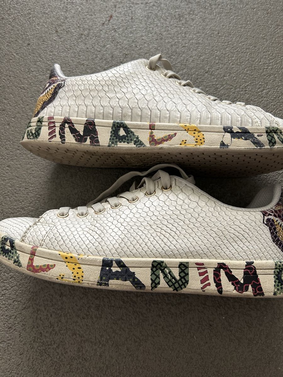 Desigual Scarpe da donna: Baskets Desigual blanches serpent imprimées 38 – Usato da Martigny venduto da lovejess 2