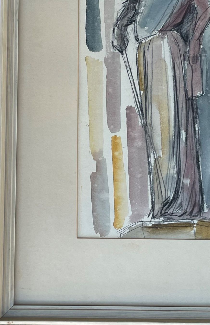 Dipinti: Interessante Dame Aquarell monogrammiert – Usato da Müllheim Dorf venduto da Othmar73 3