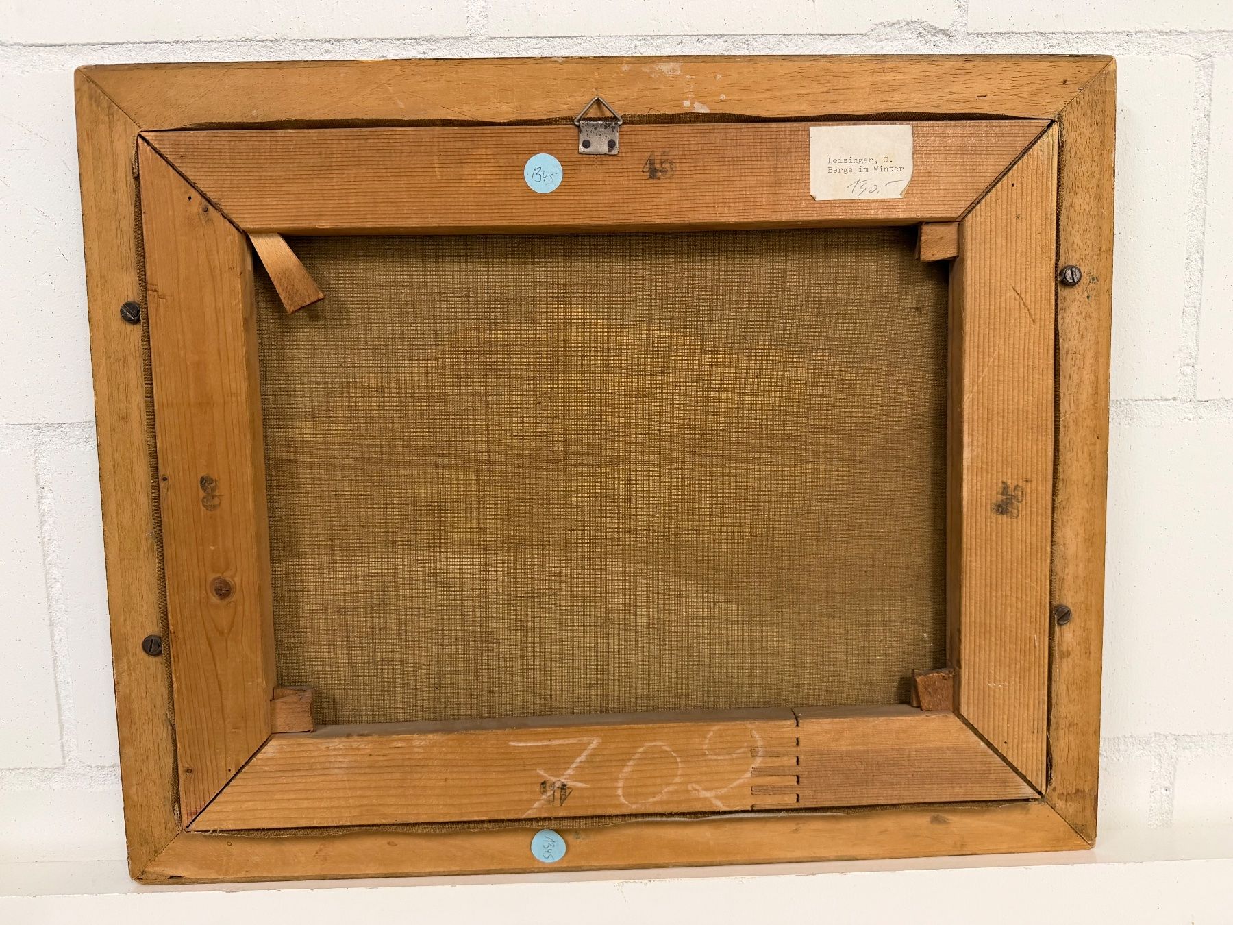 Gemälde: G. Leisinger  Original Gemälde – Gebraucht aus Basel von PAUL_ART 6