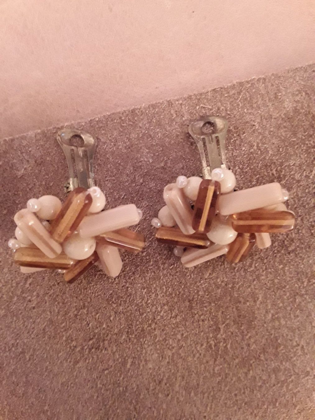 Orecchini pendenti & Orecchini a lobo: Vintage TOP Ohrclips Glas ca. 1930 – Usato da Zürich venduto da helsan 7