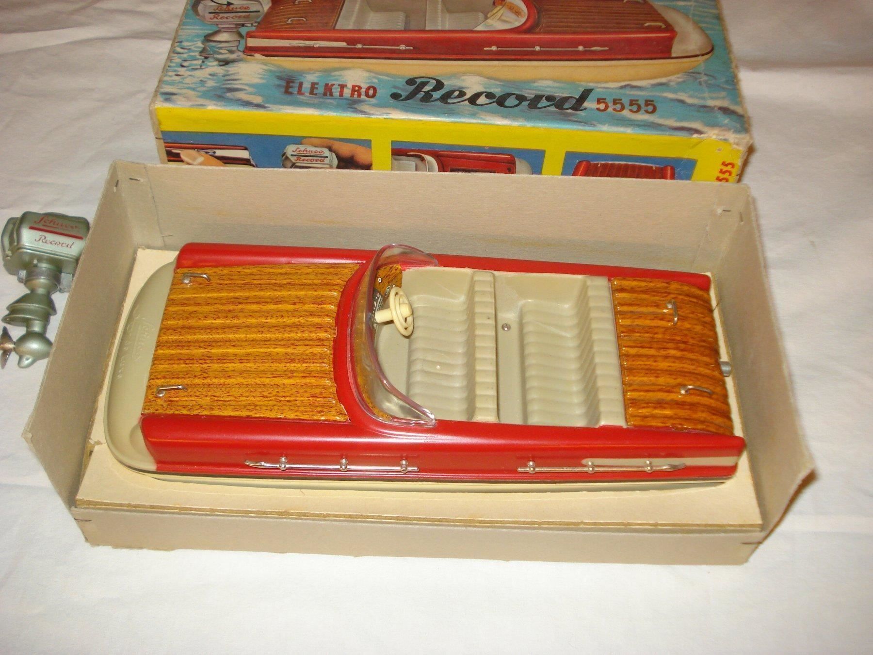Schuco Giocattoli: Schuco 5555 Elektro Record Schiff Boot – Usato da Schenkon venduto da Elbarto007