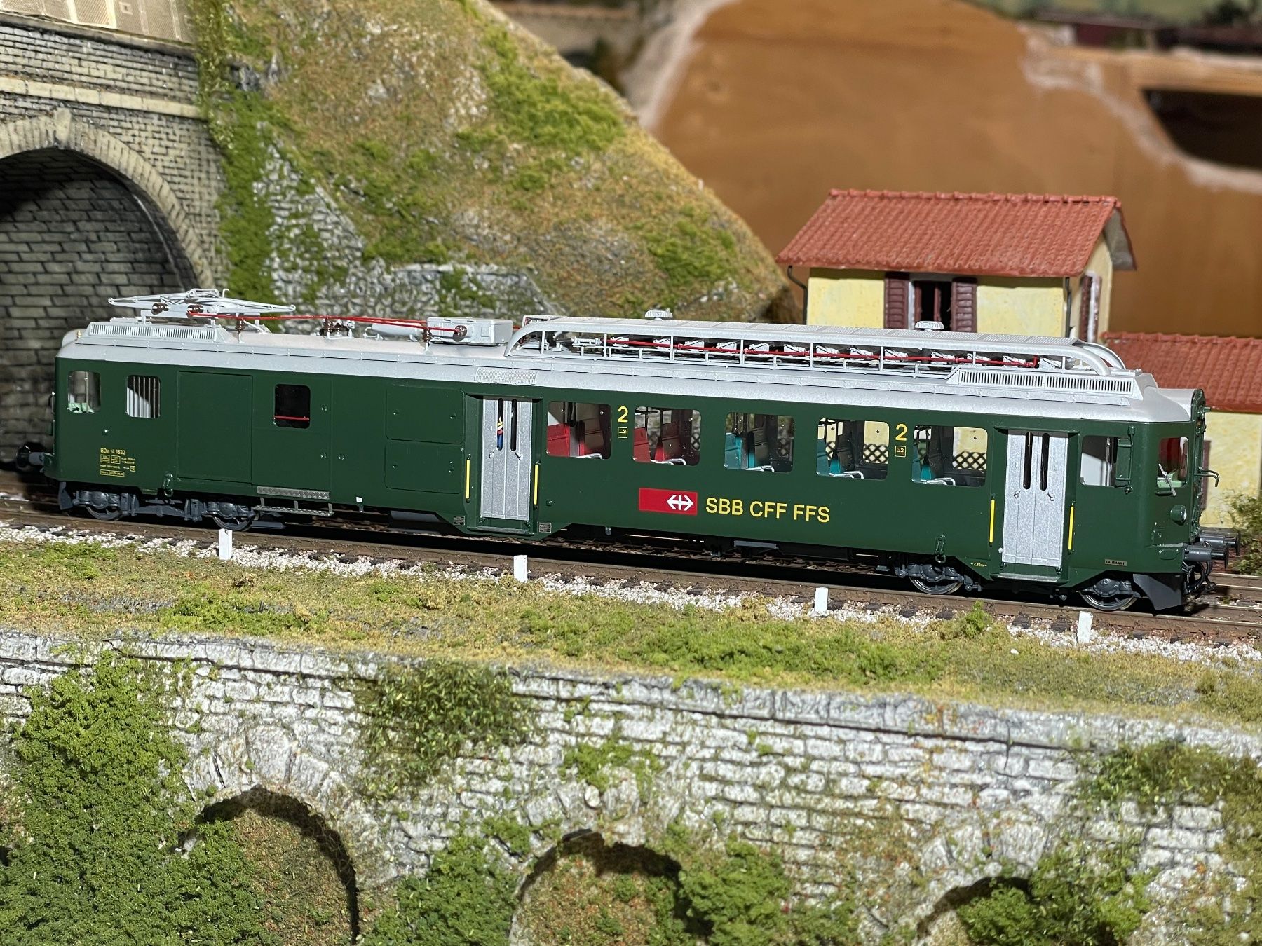HRF Modellini di ferrovie: HRF, BDe 4/4 der SBB 1632 – Usato da Hofstetten ZH venduto da kroki66 4