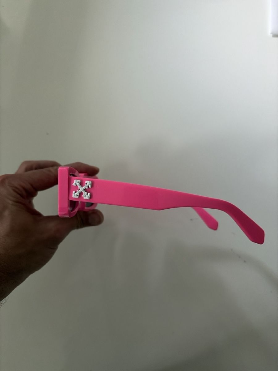 Off-White Brillen & Gläser: Sonnenbrille Off-White rosa mit Schmuck, NEU – Neu und originalverpackt aus Zürich von gilbert_co 1