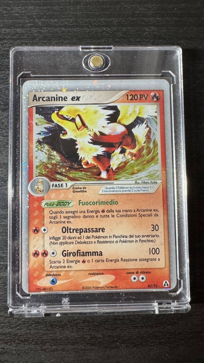 Pokémon Carte collezionabili: Arcanine Ex 83/92 Ex legend maker holo OFF CENTER – Usato da Belprahon venduto da Rob_ain