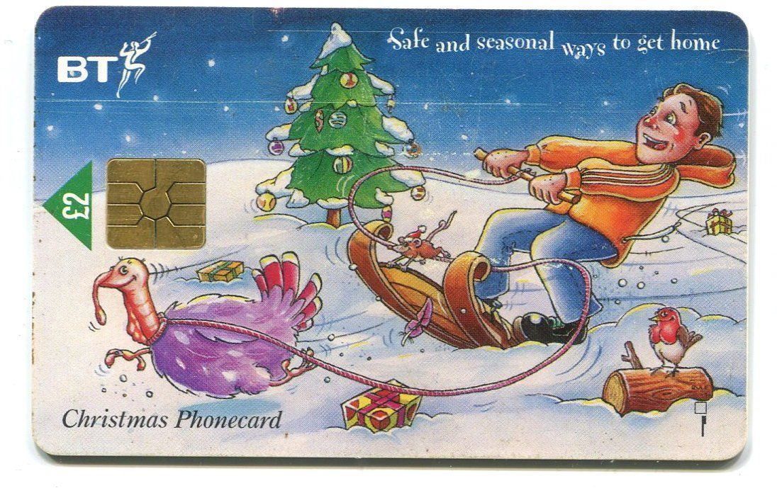 Schede telefoniche: Telefonkarte "Weihnachten". England. – Usato da Basel venduto da Butsch5