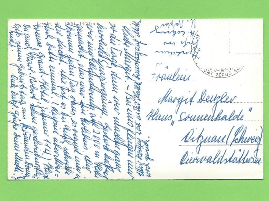 Cartoline postali: Leysin – Usato da Zürich venduto da t24_de 1