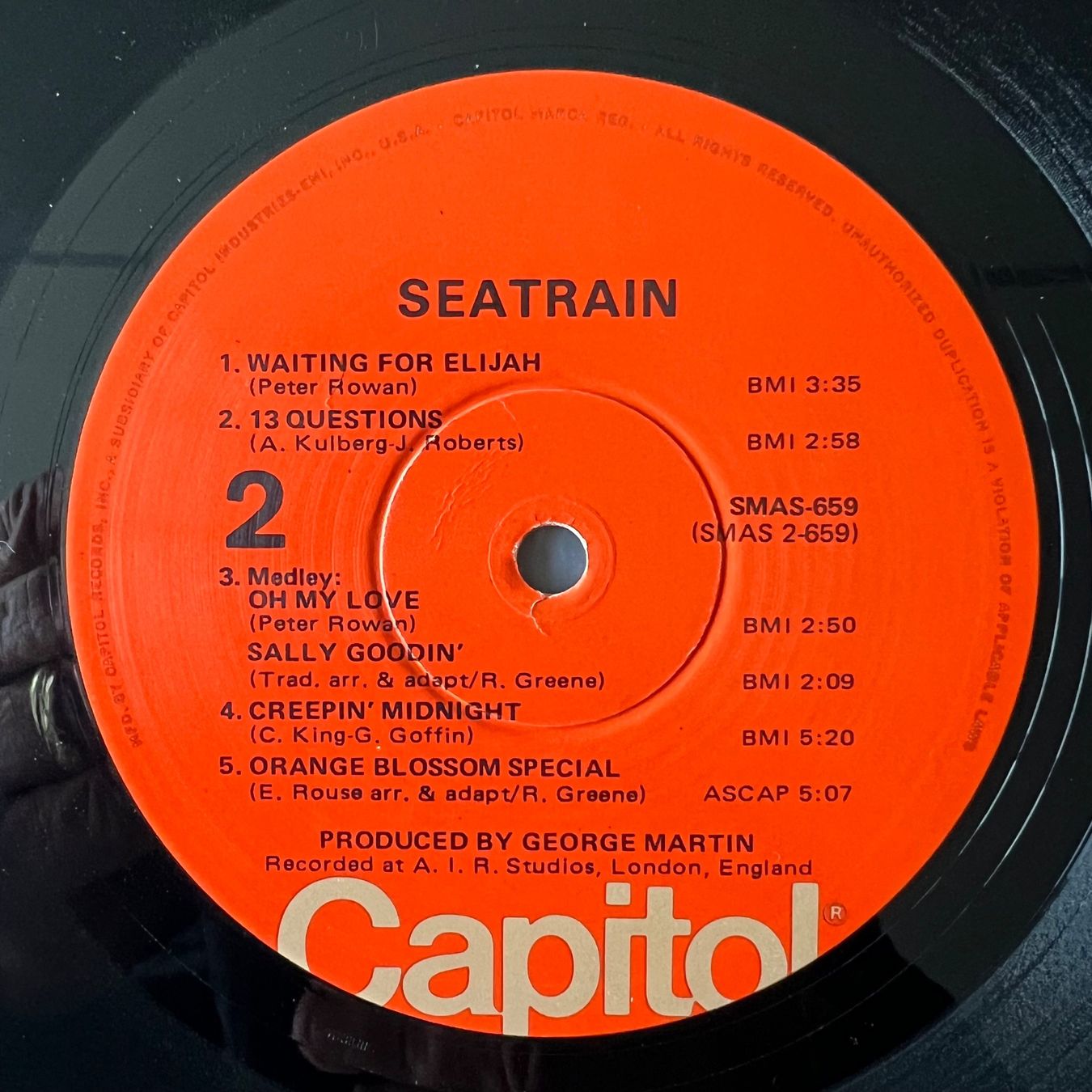 Dischi in vinile: Seatrain - Same / US-Press. RE - TOP – Usato da Gais venduto da soundcave57 4