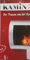 Wandkamin für Bio-Ethanol