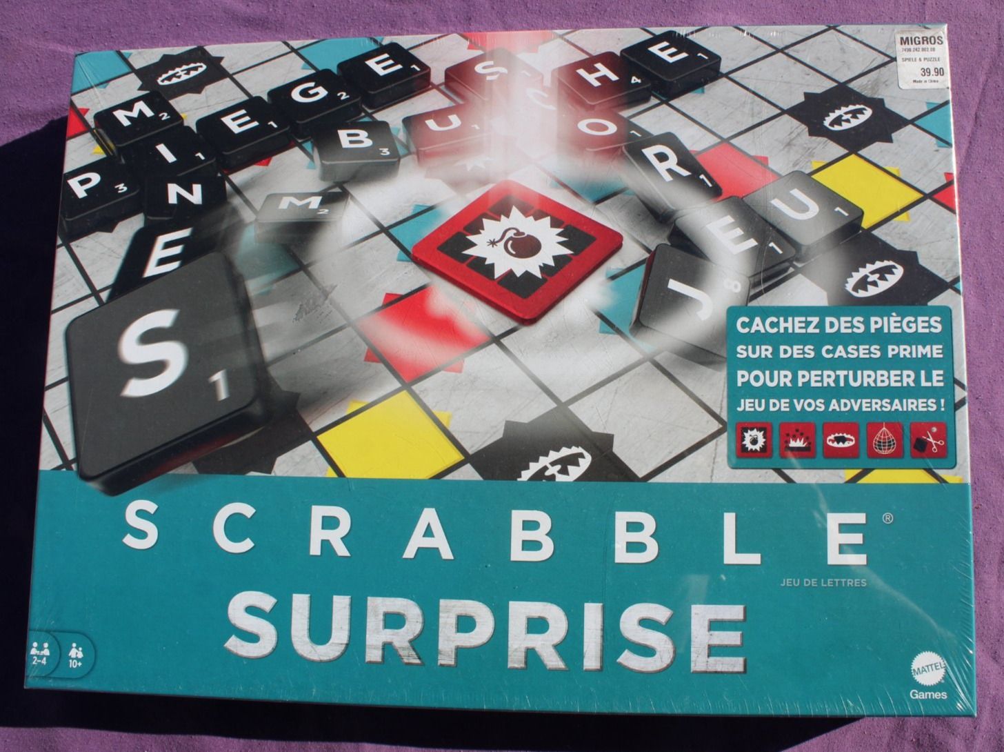 Mattel Giochi: NEU*** SCRABBLE Französisch ***NEU – Nuovo e nell'imballaggio originale da Walliswil-Nbipp venduto da Speer516