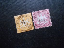 Württemberg  Mi 7c/26a  1857/63  - Mi 48 €