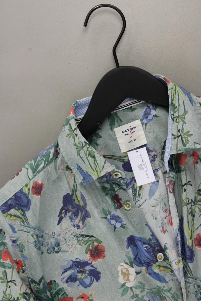 Chemises: Olymp Kurzarmhemd Gr. M mit Blumenmuster – D'occasion à Neustadt an der Waldnaab par SecondLifeFashion 1