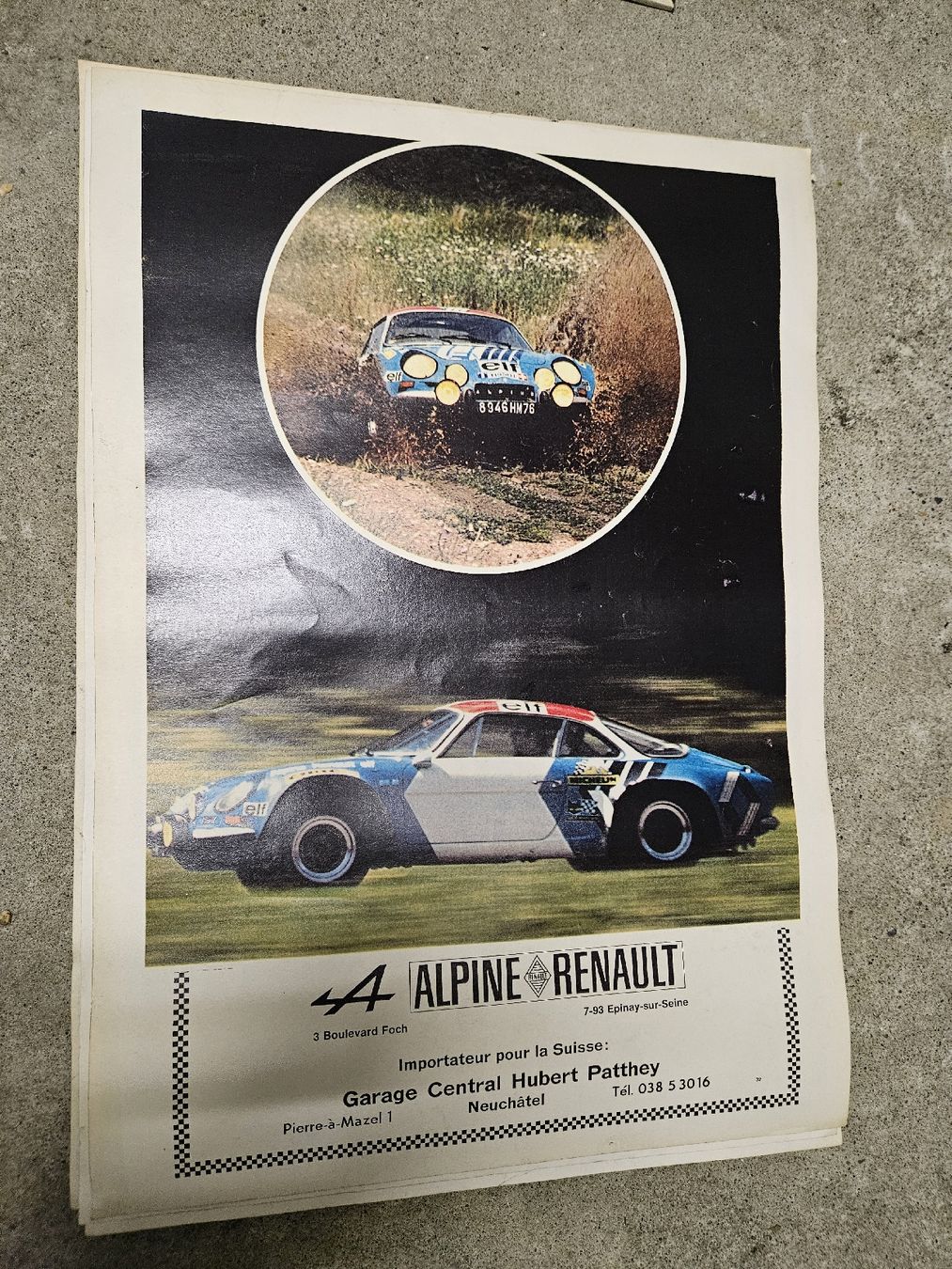 Renault Documenti: Alpine Renault A110 Bilder – Usato da Dielsdorf venduto da toe51664 1