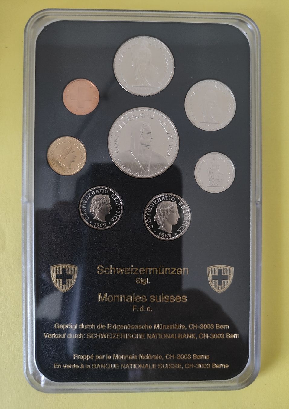 Tutti le monete: Münzsatz Stlg. 1989 – Nuovo e nell'imballaggio originale da chur venduto da Hmars 1