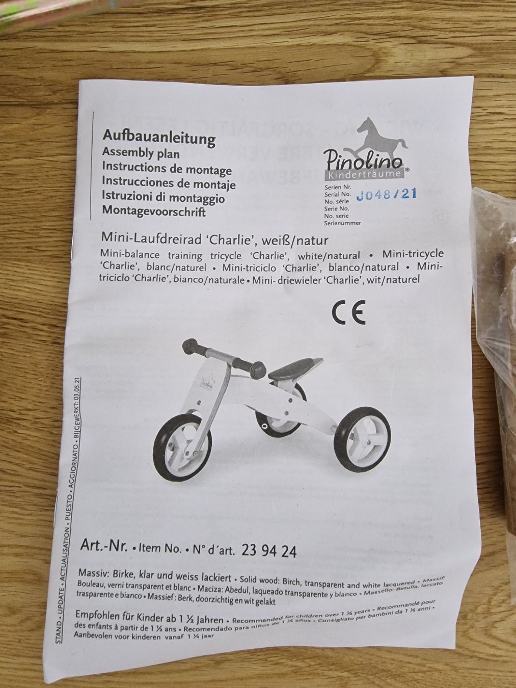 Pinolino Veicoli per bambini: Laufrad Pinolino – Usato da Schliern b. Köniz venduto da Androbot 2