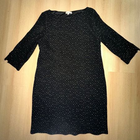 Phase Eight zweischichtiges Strickkleid (Size: L) Länge:91cm