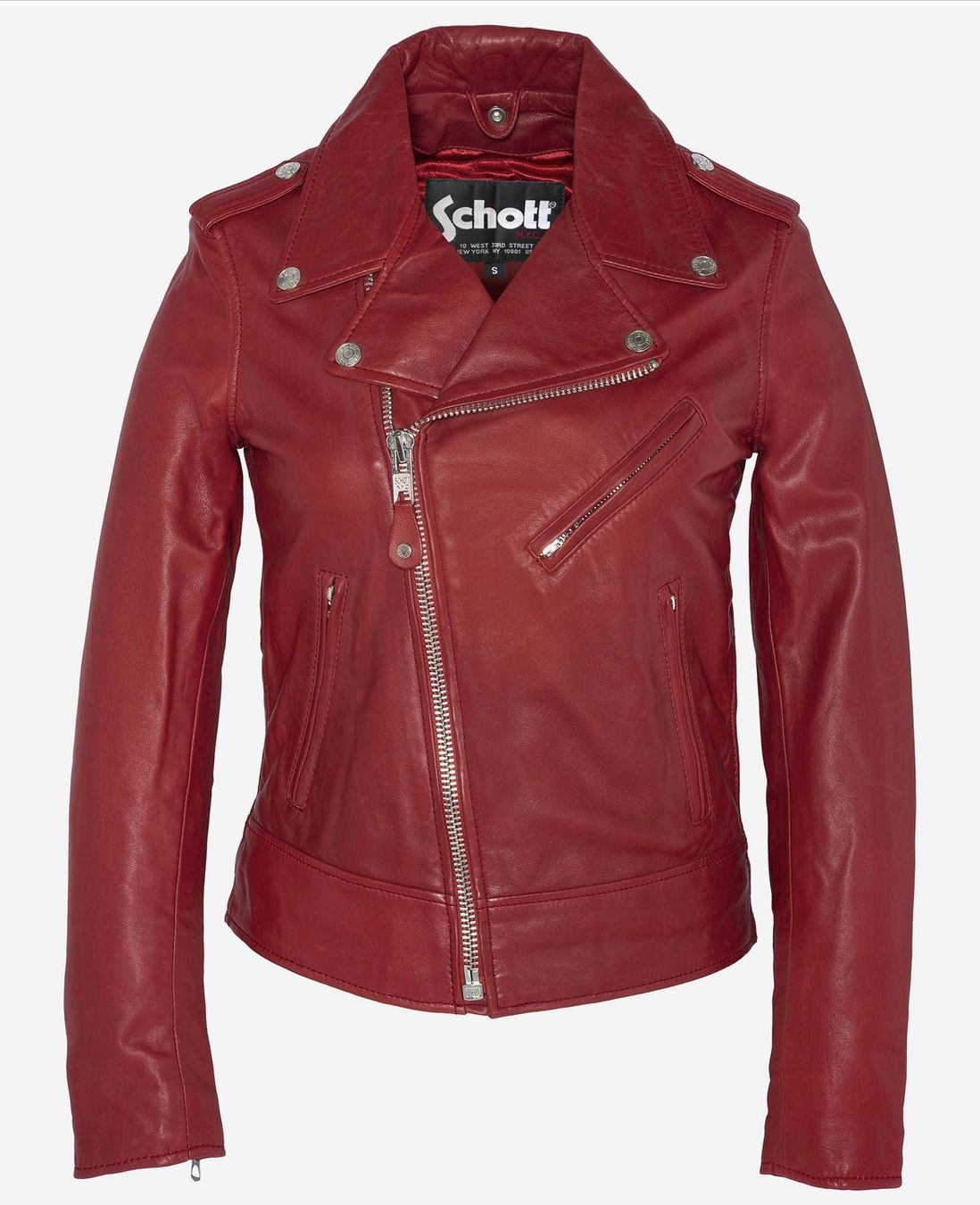 Schott Giacche: Perfecto Schott rouge taille L – Nuovo (secondo la descrizione) da Boudry venduto da Fiona1973 2