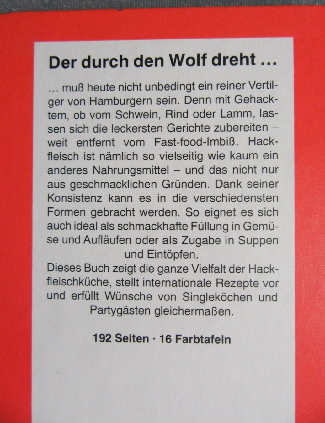 Libri: Die beliebtesten Rezepte mit Hackfleisch – Usato da Auenstein venduto da Padabimbim 1