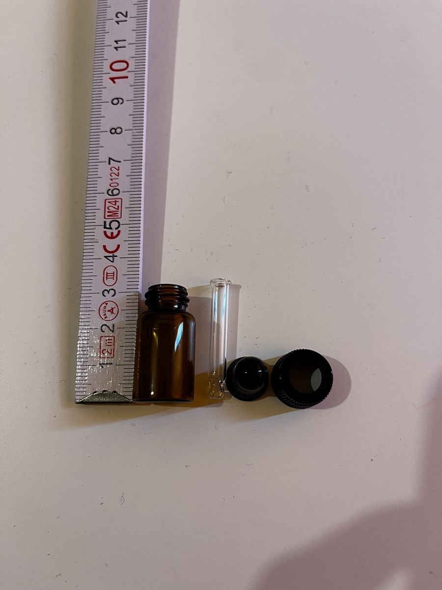 Laborzubehör: 3ml, mini Pipettenflaschen/ Apothekerfläschchen – Neu (gemäss Beschreibung) aus Zürich von Pingu55555
