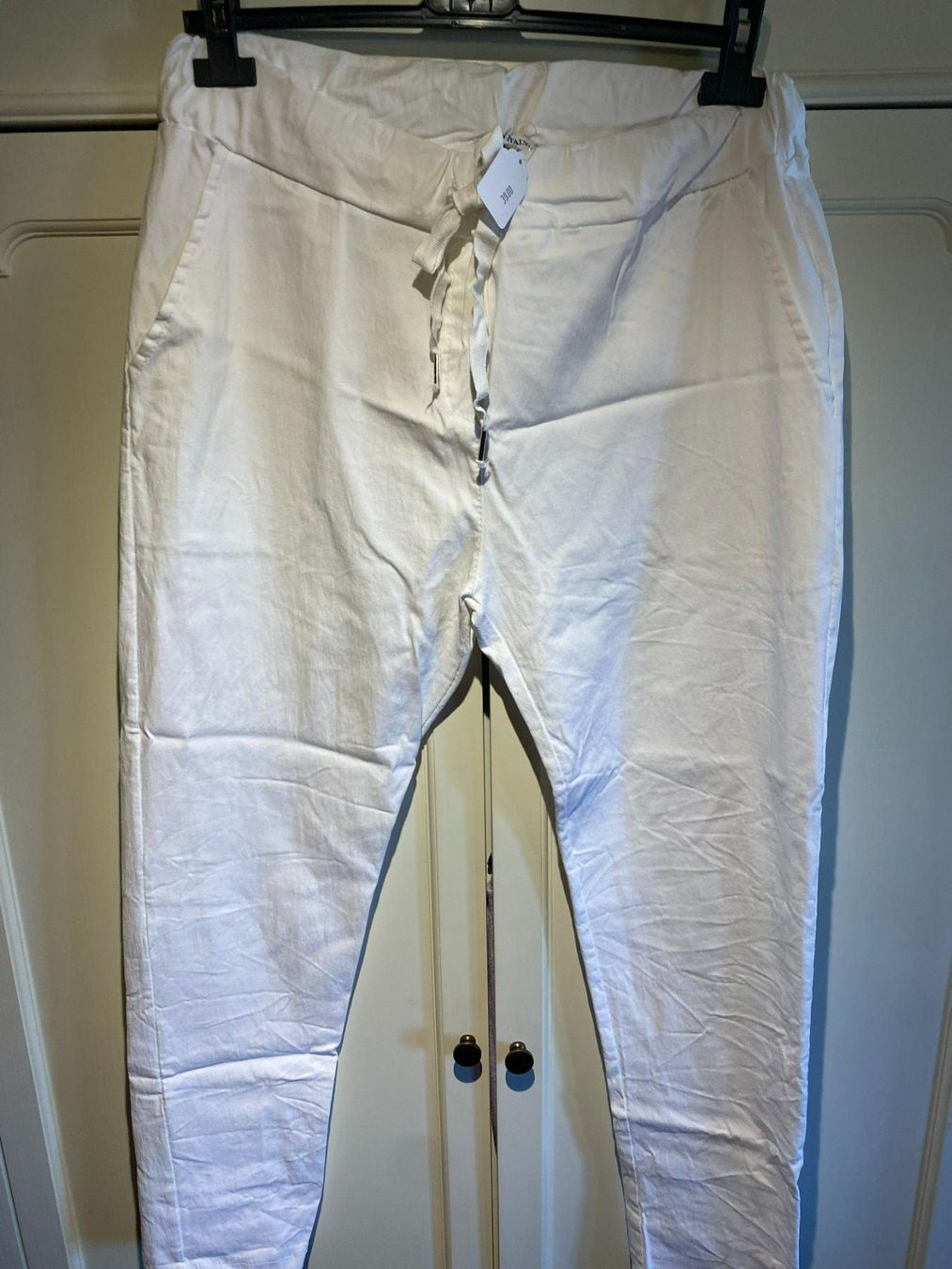 Pantaloni: LEICHTE SOMMERHOSE WEISS- STRETCH-LOCKER – Nuovo e nell'imballaggio originale da Meienried venduto da ManuelaBoutique 4