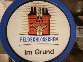 XXL Leuchtreklame🤩Garten Licht Feldschlösschen