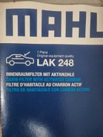 Innenraumfilter Mahle LAK 248 mit Aktivkohle neu