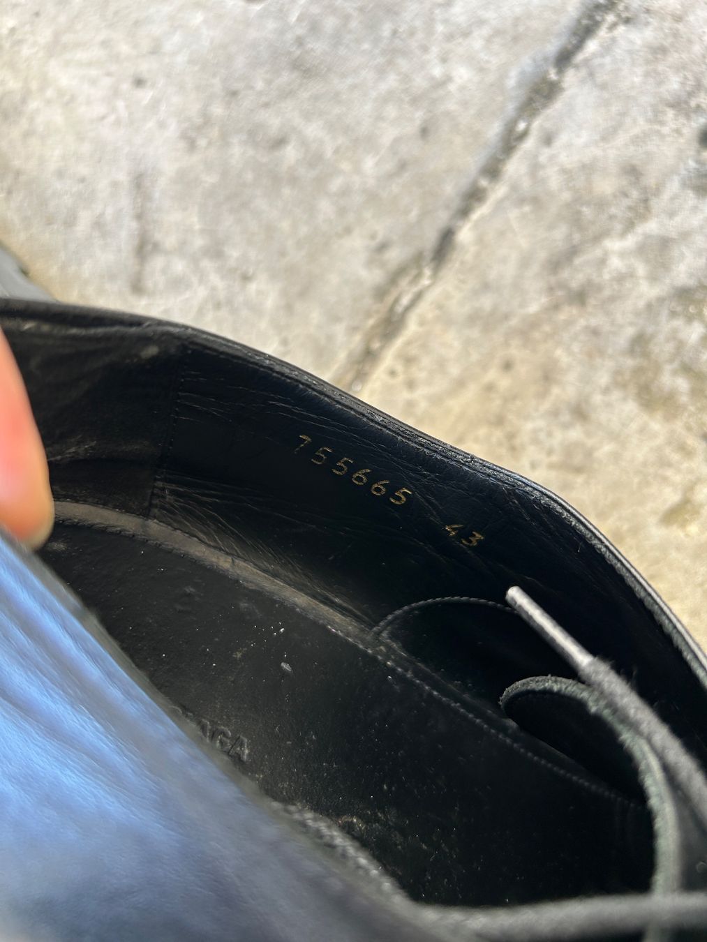 Balenciaga Scarpe da uomo: Black Balenciaga rhino derbies – Usato da basel venduto da wastedworld 6