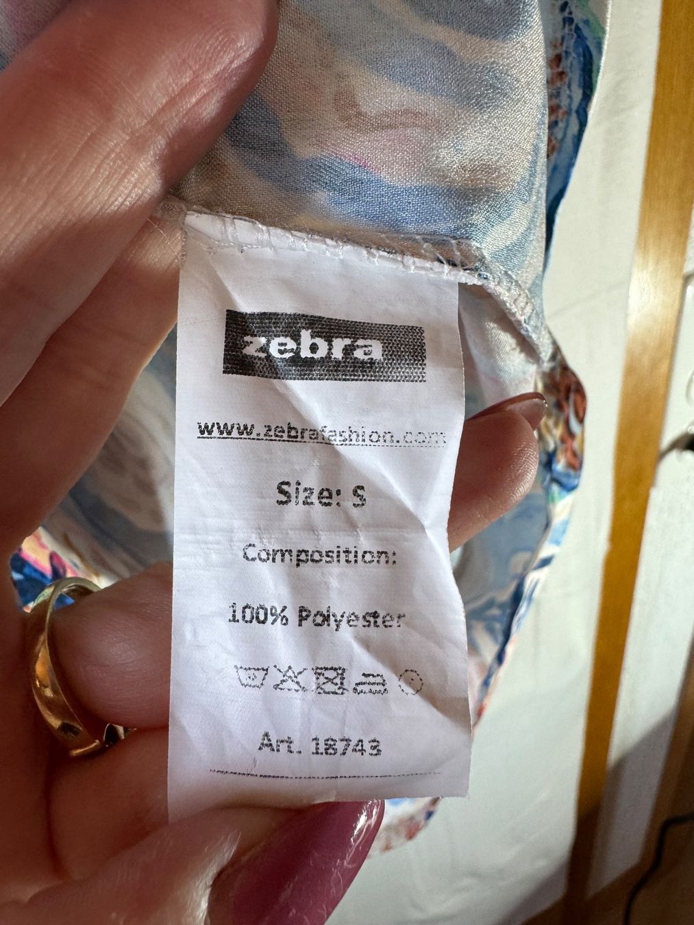 Zebra Blusen: Schöne farbenfrohe Bluse von Zebra Gr. S – Gebraucht aus Grosswangen von SALE_SALE_SALE 2