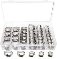 Assortiment de 40 Collier de serrage (Schelle) - INOX