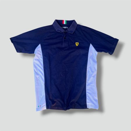 Ferrari streetwear style poloshirt vintage sport