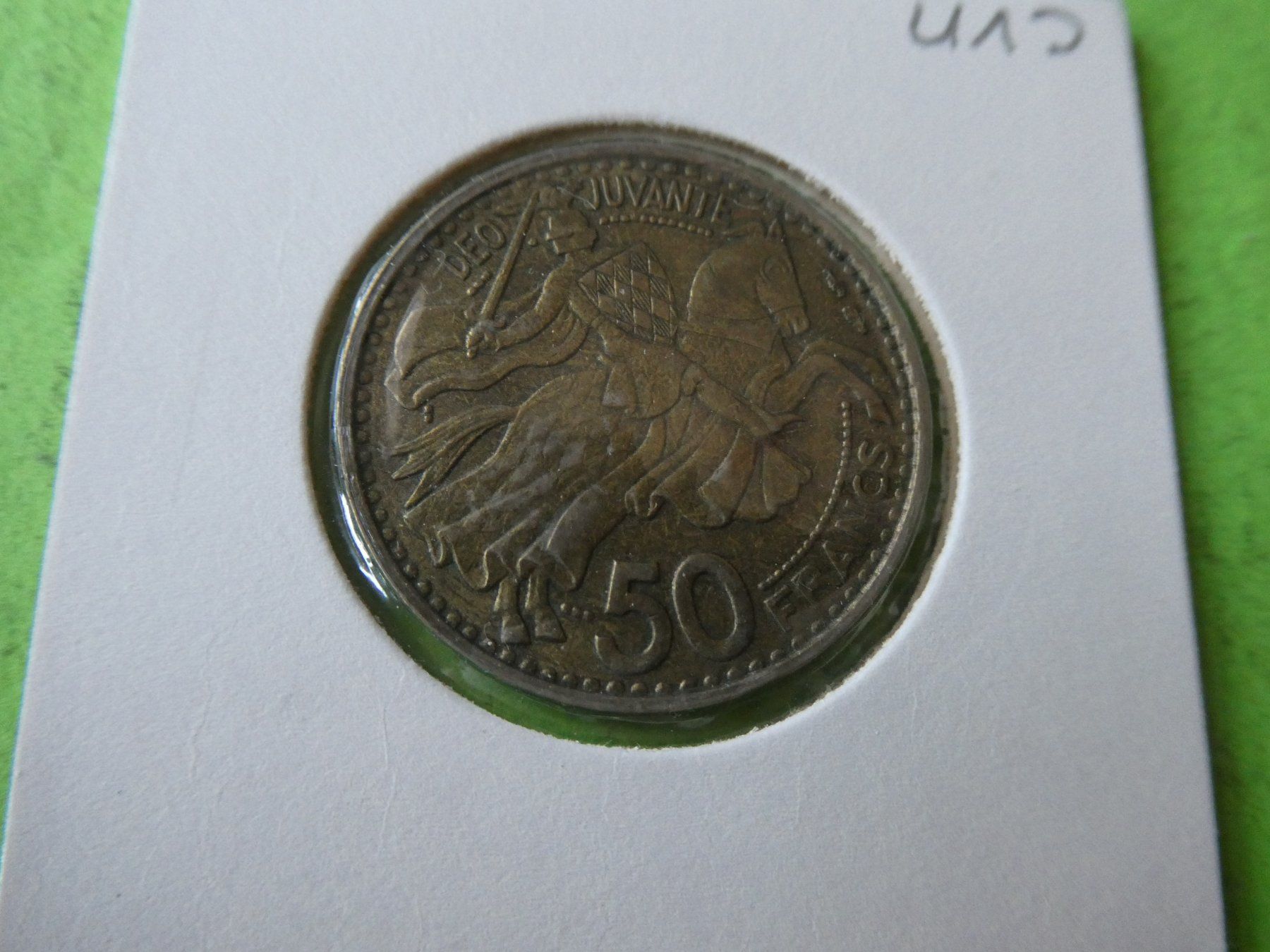Tutti le monete: Monaco 1950, 50 Francs – Usato da Hinterforst venduto da Rohusri 1