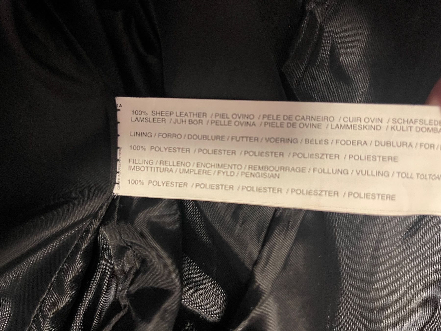 Mango Giacche: Echtlederjacke M – Usato da Winterthur venduto da Milan340 5