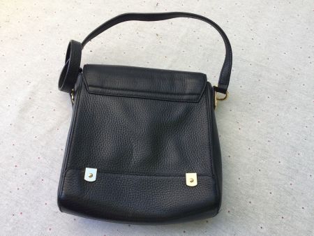 Damen Umhängetasche Ralph Lauren Leder schwarz gebraucht