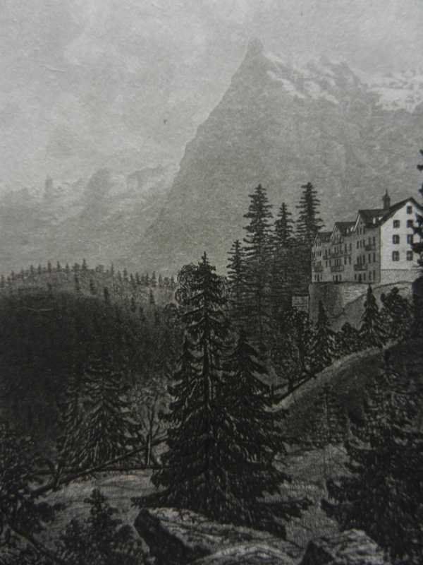 Incisioni: St.MAria zum Sonnenberg Seelisberg – Usato da Risch venduto da Rischli15 6