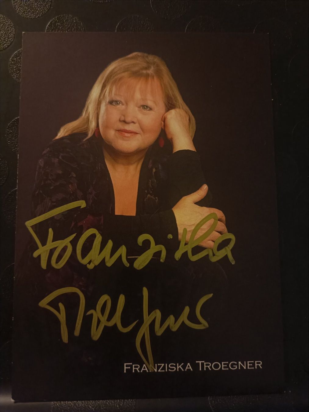 Autogramme: Franziska Troegner - handsigniert – Gebraucht aus Menziken von Artographs