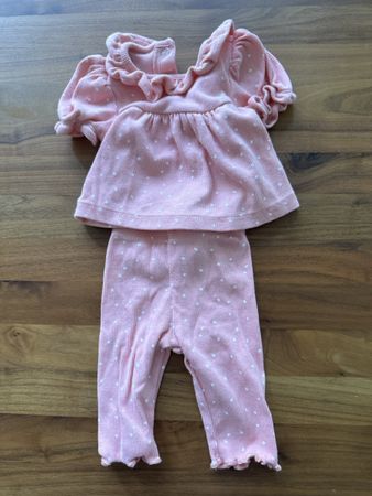 Baby Kleidchen+ Hose Gr. 50/56 Frühling/Sommer 