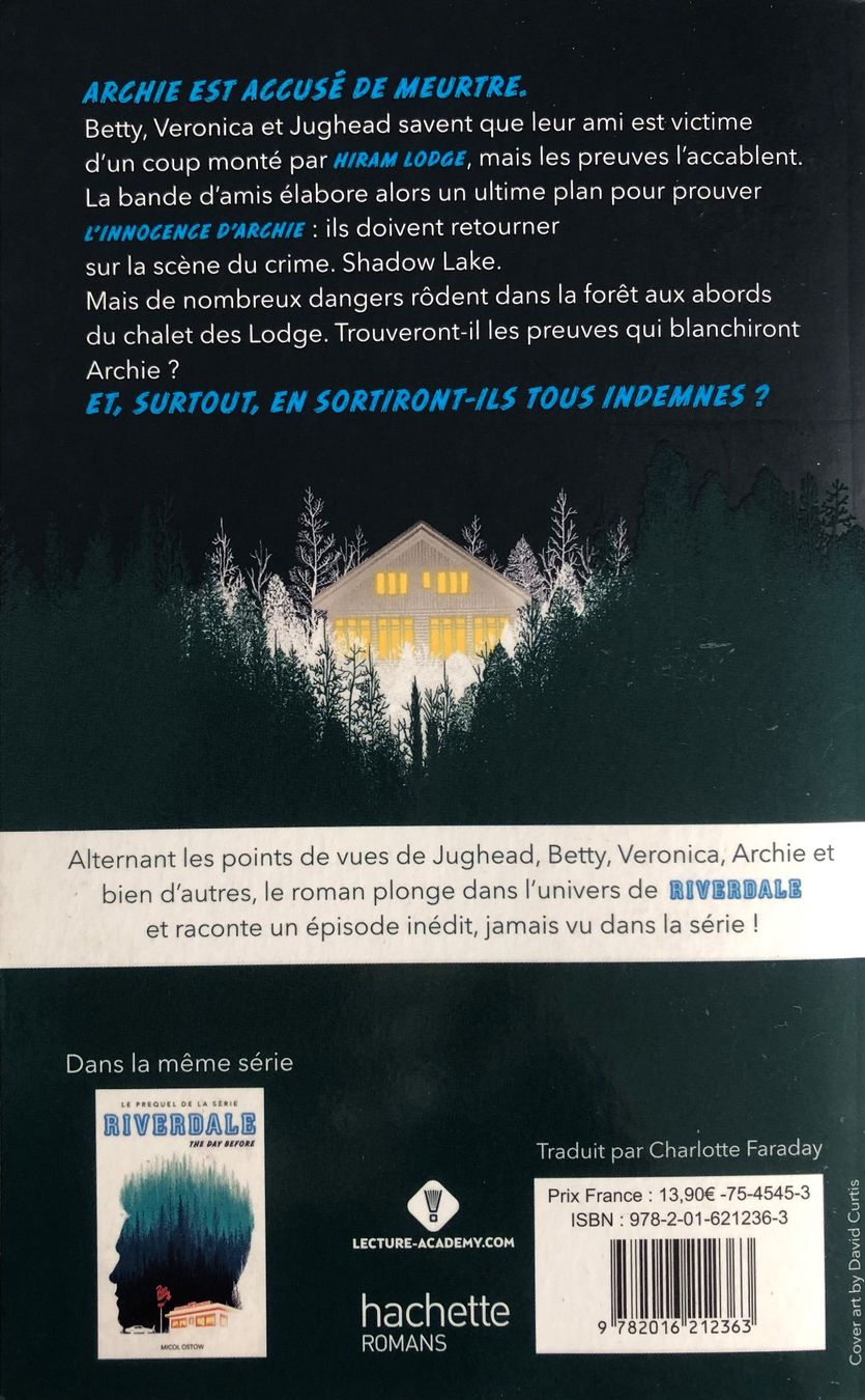 Libri: Lot de 4 romans Riverdale – Usato da Le Crêt-p-Semsales venduto da staglione69 2