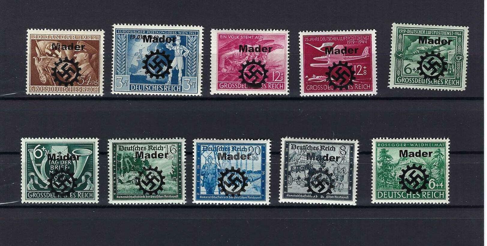 Tutti i francobolli: WKII Besetzung ** – Nuovo e nell'imballaggio originale da Altstätten SG venduto da Nandodax