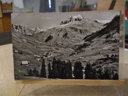 St.Antönien Hotel Rätia 1955 Postkarte   1