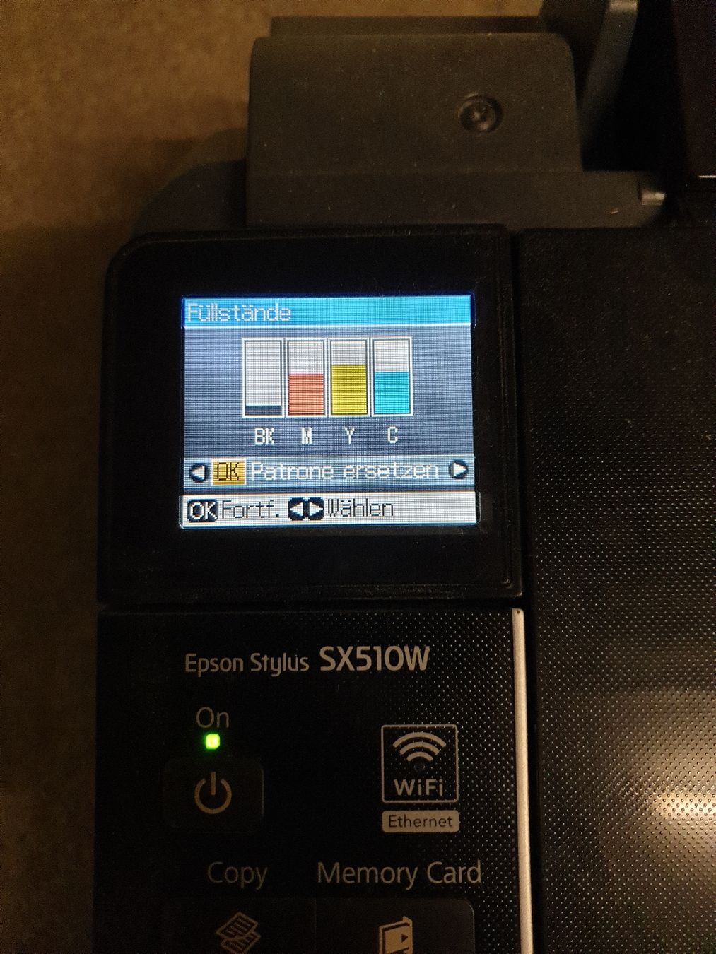 Epson Imprimantes: Epson Stylus SX510W Drucker  – Défectueux à Ittigen par Ziok187 5
