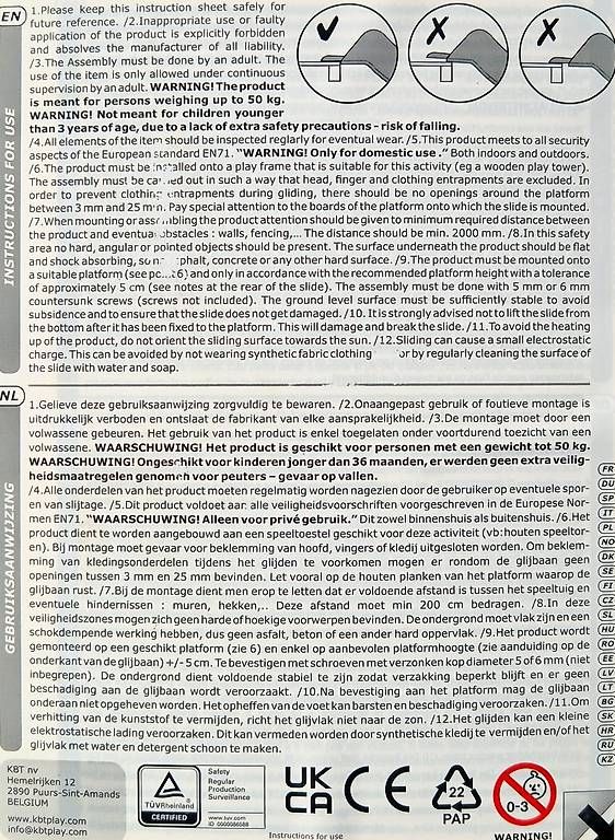 Scivoli: Neue 2m Kunststoff Wellenrutschbahn – Usato da Fankhaus (Trub) venduto da 733A 3