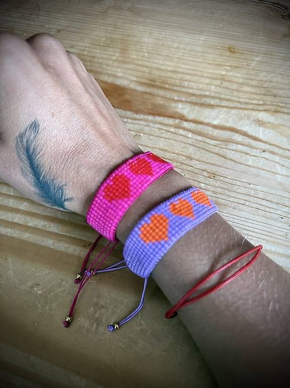 Armbänder & -reifen: Perlenarmband Herz – Neu (gemäss Beschreibung) aus Schwende von debisch 1