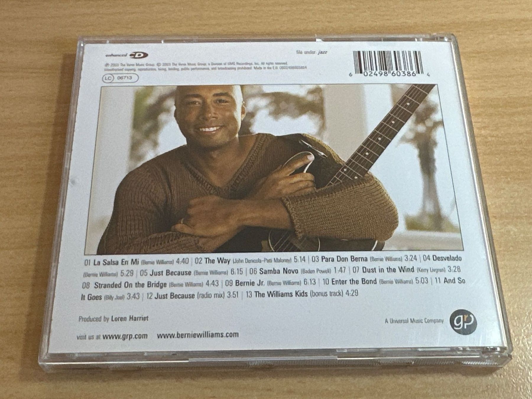 CD: Bernie Williams – The Journey Within – Usato da Rikon im Tösstal venduto da Alpenmutz 1