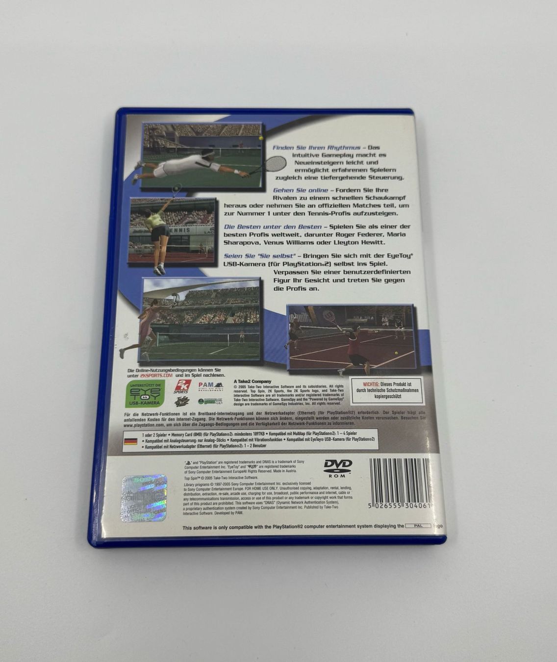 Spiele: Top Spin (PS2) – Gebraucht aus Herisau von Seyashop1 2
