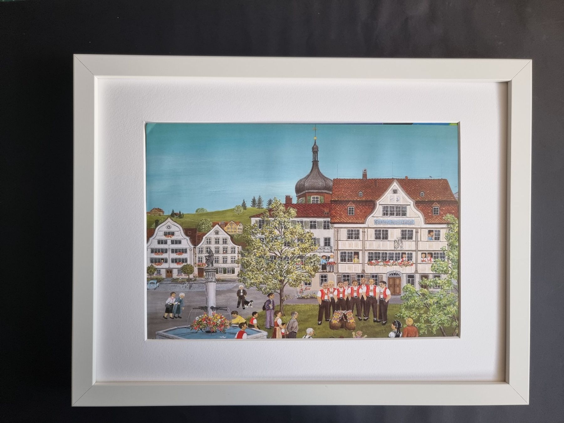 Foto & Immagini: FLÖCKLI DAS GEISSLEIN BILD VON LILLY LANGENEGGER – Usato da Gersau venduto da grafik-kunst