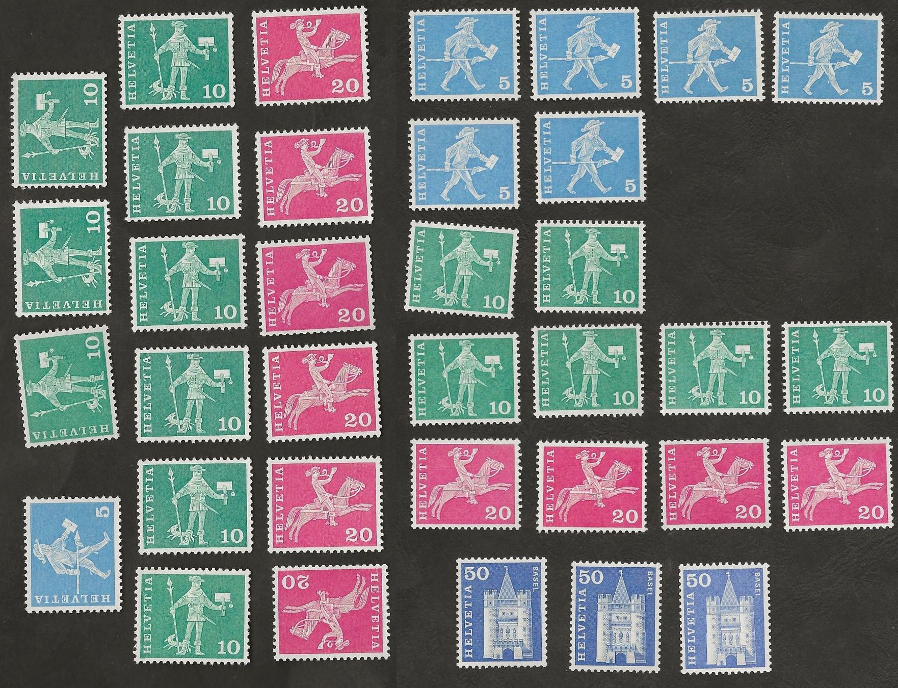 Tutti i francobolli: Schweiz postfrisch Rollenmarken Kontrollaufdruck – Usato da Au ZH venduto da xelagreb01