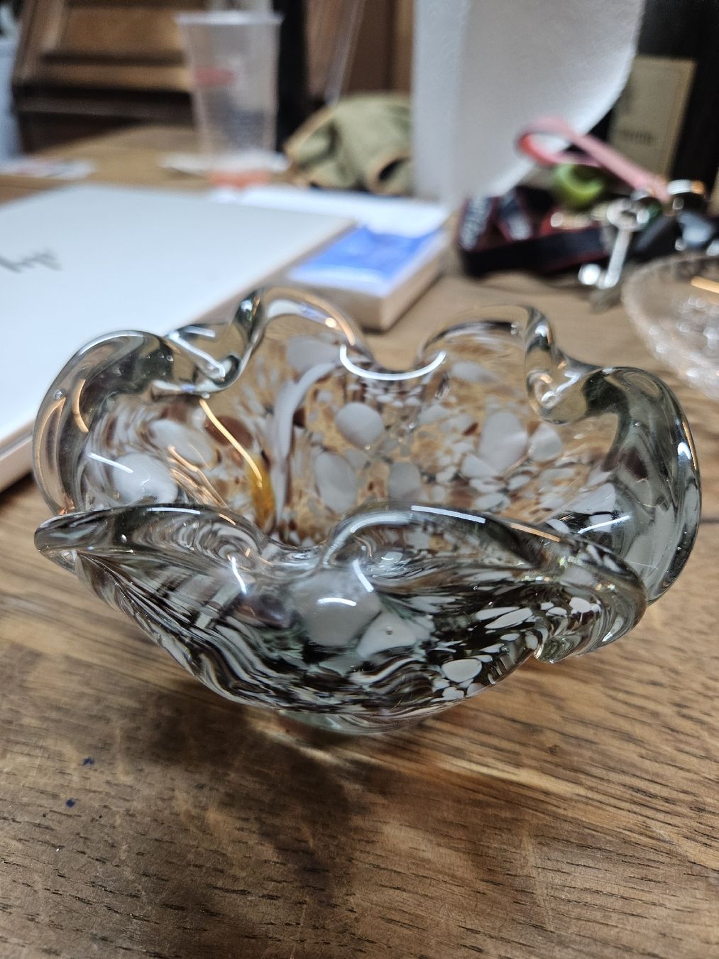 Murano Portacenere: Murano Glas Aschenbecher Schale (T2) – Usato da Rorschach venduto da TimelessTrading