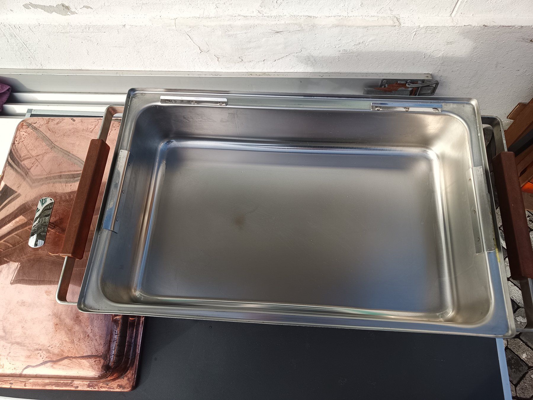 Küchengeräte: Spring Kupfer Bain Marie Warmhaltebehälter Rechaud – Gebraucht aus Oberegg von 19franzi94 4