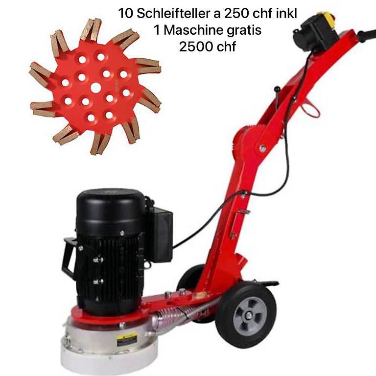 Aiguiseuses & polisseuses: Bodenschleifmaschine + Schleifteller – D'occasion à Rapperswil SG par LennoxGmbH