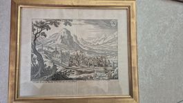 Kupferstich von Merian Curia Rhaetia 1644